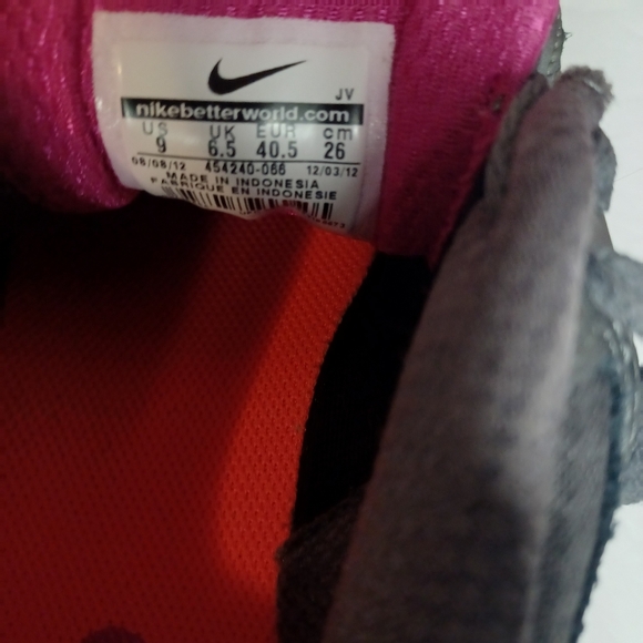 Nike Shoes Women's 9 Dual Fusion ST2 Athletic Low Sneakers 454240-066 Gray‎ Pink - Picture 7 of 7